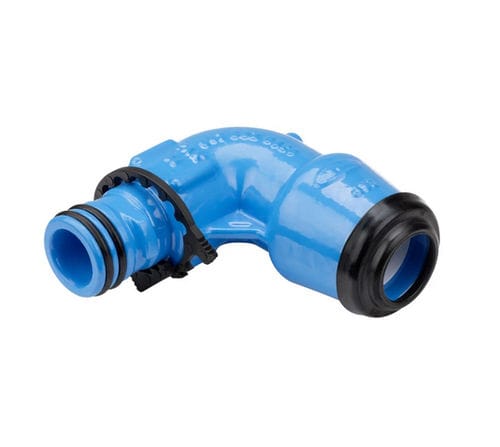 Hydraulic fitting - 6480 - Hawle - socket / quick / 90° angle