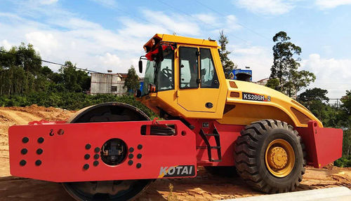 Single-cylinder road roller - KS286H-2 - Qingdao Ketai Heavy Industry Machinery Co., LTD., - articulated
