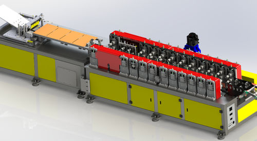 Profile roll forming line - Savany Machine Co., Ltd. - for electrical cabinet / automatic / PLC-controlled