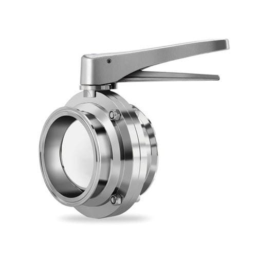 Butterfly valve - HB5126-C  - Taloar - lever / 2-piece / stainless steel