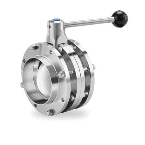 Butterfly valve - HB7176-W  - Taloar - lever / for control / flange