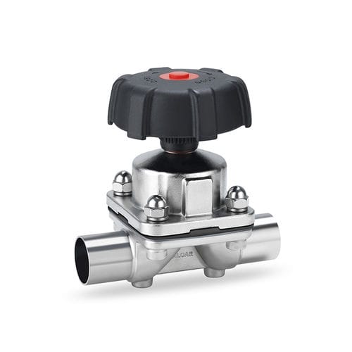 Diaphragm valve - DV5633-W - Taloar - with handwheel / for control / weld