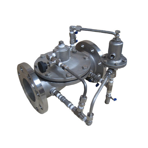 Water pressure relief valve - RS300S - Taloar - DIN / for pipelines / stainless steel