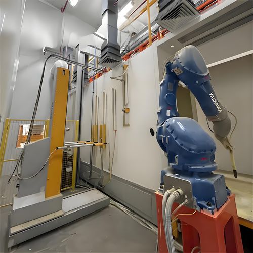 Aluminum profile powder coating machine - Xiangyang Jingtu Anti corrosion Materials Co., Ltd - with electrostatic gun / laboratory / with digital control