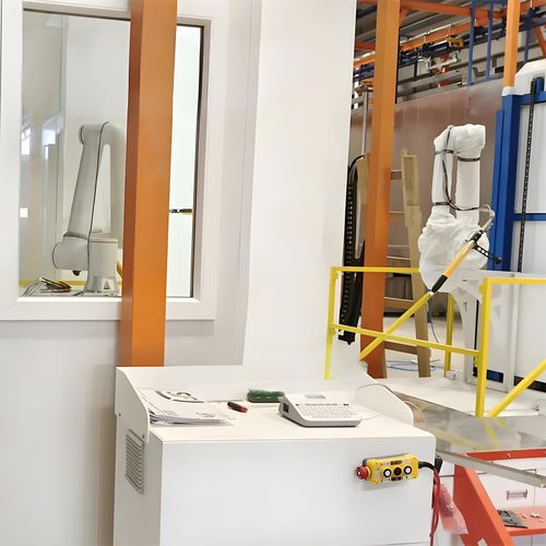 Closed circuit powder coating booth - Xiangyang Jingtu Anti corrosion Materials Co., Ltd - for parts / heavy equipment / for vehicles