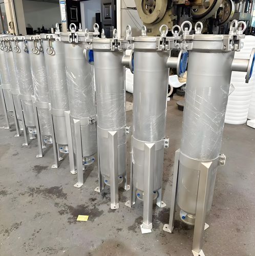 Single-bag filter housing - Xiangyang Jingtu Anti corrosion Materials Co., Ltd - for liquids / stainless steel / for the food and beverage industry