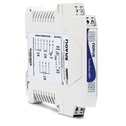 Wall-mount temperature transmitter - TxIsoRail - Exceltec Canada Inc. - HART / 4-20 mA