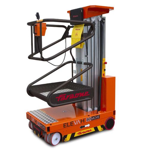 Wheel-mounted lift platform - 80 Move - Elevah - self-propelled / electric / for production lines