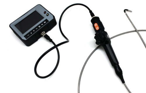Flexible video endoscope - GTD series - Cobb Fibre Ottiche Srl - for pipe inspection / articulated / small-diameter