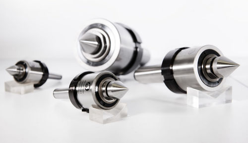 Revolving lathe center - TECNOLOGIE FRB - with full tip / solid tip / Morse taper shank