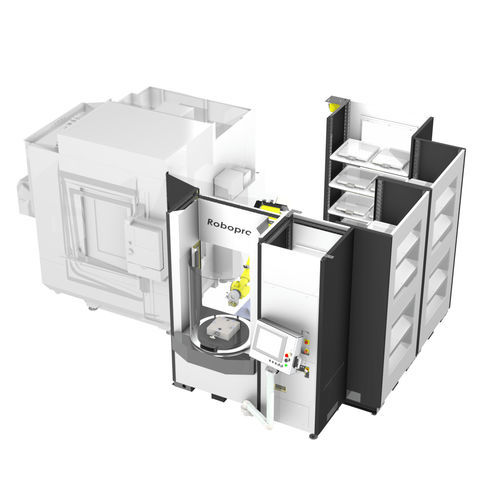 Robotic unloading cell - SEI-ROBOPROD - palletizing / loading / machining