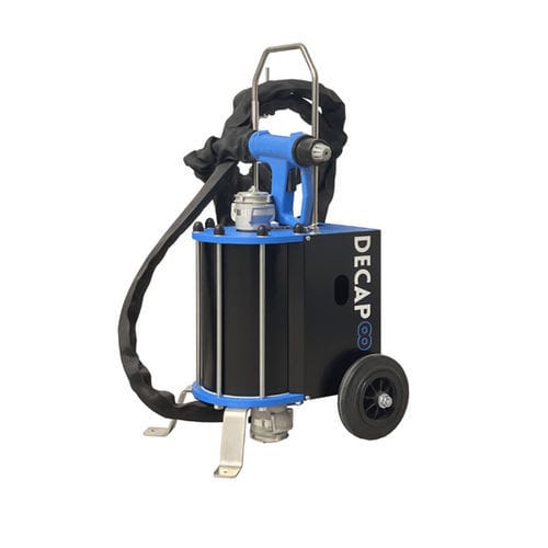Manual low pressure blaster - DECAP 8 - SEDA AEROGOMMAGE - pressure / mobile