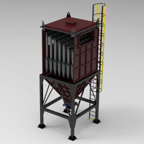 Air filter - HMF - Hisarmak - dust / cyclone / process