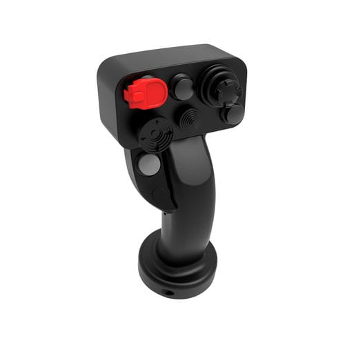 Hall effect joystick - RGD-JSK-GC-MU64FHP - Key Technology Rugged System Limited - switch / 4-way / with buttons