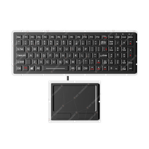 Desktop keyboard - K-TEK-M327KP-FN-BL-NV-151B-DWP+M127TP - Key Technology Rugged System Limited - with mechanical keys / 101-key / with 2 mouse keys