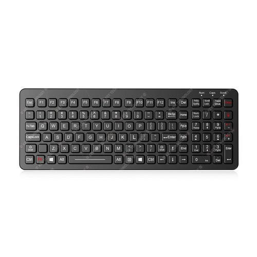 Panel-mount keyboard - K-TEK-M366KP-FN-BL-ML-OEM - Key Technology Rugged System Limited - carbon contact / 108-key / for aerospace applications