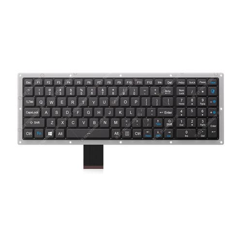 Panel-mount keyboard - K-TEK-V356KP-FN-BL-FC-PR-DM-DWP - Key Technology Rugged System Limited - scissor switch / 102-key / for the automotive industry