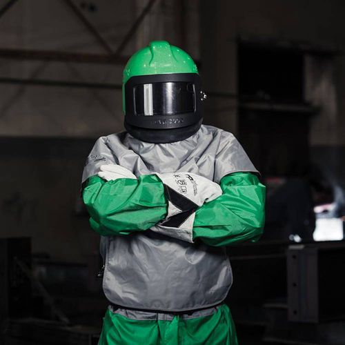 Work coveralls - REVETTECH - fabric / for industrial painting applications / for sandblasting