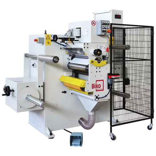 Roll slitter - AT1-SHEAR-750 - Biko Meccanica Srl - for fabrics / for paper / coated abrasive