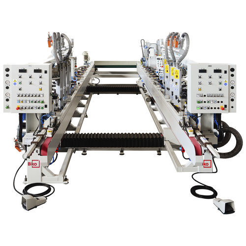 Two-station skiver - TWIN - Biko Meccanica Srl - continuous / for abrasive cloth / for abrasive paper