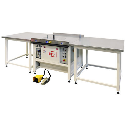 Web winder - BR2-N - Biko Meccanica Srl - for abrasive cloth / for abrasive paper / semi-automatic