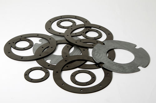 Flat gasket - MOXY STEEL IMPEX - rubber / elastomer / round