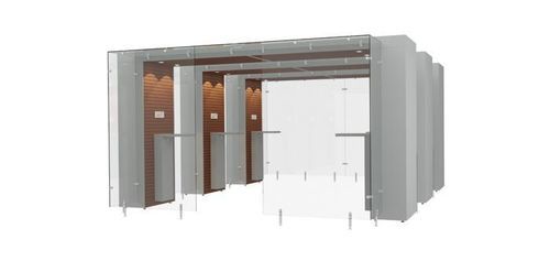 HEPA filter smoking booth - 3SPArea 4m - Longhi Air - tempered glass / MDF / steel