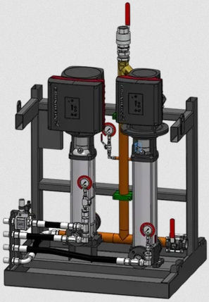 Centrifugal pressure booster - FILTRES MONNET - for hydraulic