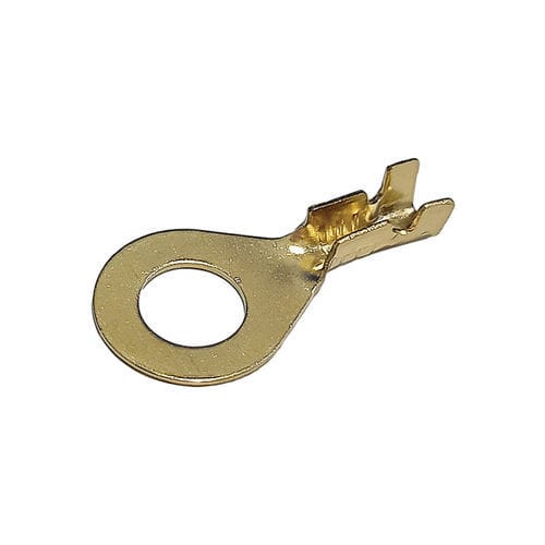 Ring cable termination - AK-AK series - SAS - non-insulated / brass / copper