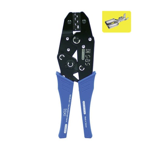 Hand crimping tool - 100-65-007 - SAS - for connectors