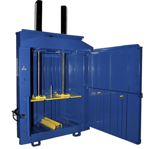 Plastic baler - MHM 500 - MHM UK LTD - for waste / vertical / front-loading