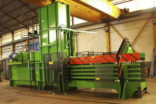 Waste baling press - JS-1800 series - MHM UK LTD - horizontal / channel / automatic