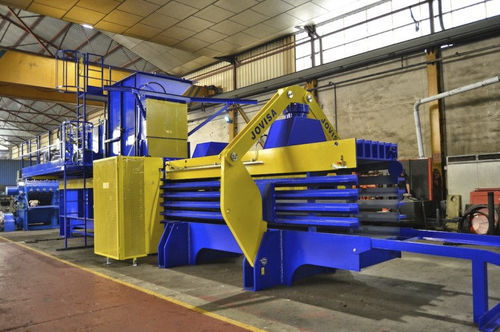 Waste baling press - JS-2000 series - MHM UK LTD - horizontal / top-loading / automatic