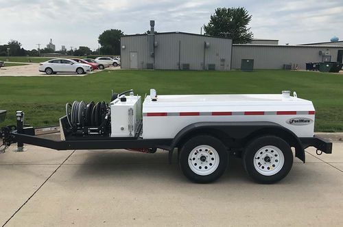 Equipment trailer - 500E Economy - Stellar Industries - for fuel / 2-axle / towed