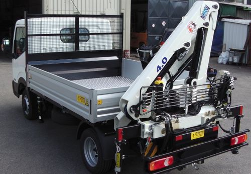 Truck-mounted crane - DN 4.0 Series - DALL'AGLIO NEWCRANES SRL A SOCIO UNICO - boom / for construction / lifting