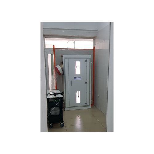 Sliding door - deconta GmbH - stainless steel / indoor / automatic