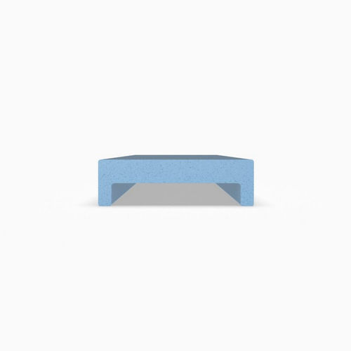 UHMW-PE profile - P11230 series - Movexii - titanium / U-shaped / industrial