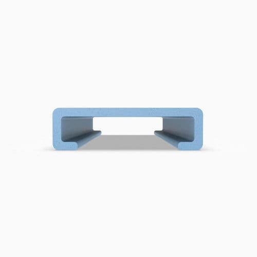 UHMW-PE profile - P10820 series - Movexii - titanium / C / industrial