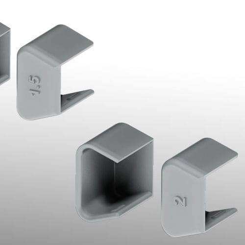 Polyethylene end cover - 546 series - Tecom