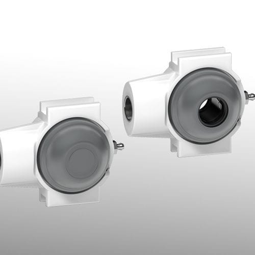 Self-aligning bearing housing - UCT/C series - Tecom - polypropylene / PA / NBR