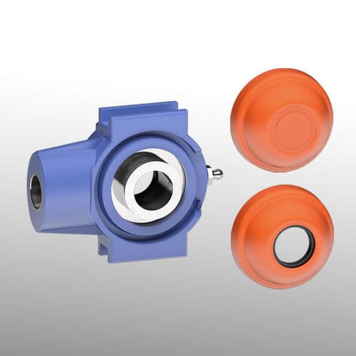 Self-aligning bearing housing - UCT series - Tecom - polypropylene / PA / nickel-plated brass