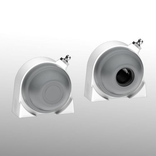 Pillow block-bearing - UCPA/C series - Tecom - NBR / stainless steel / nickel-plated brass