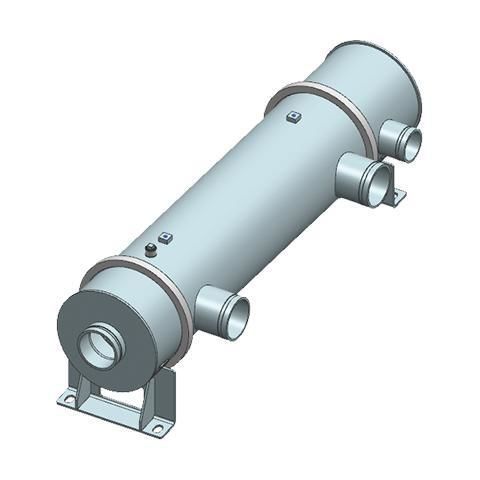 Tube bundle heat exchanger - Wabtec Corporation - air/oil / aluminum / copper