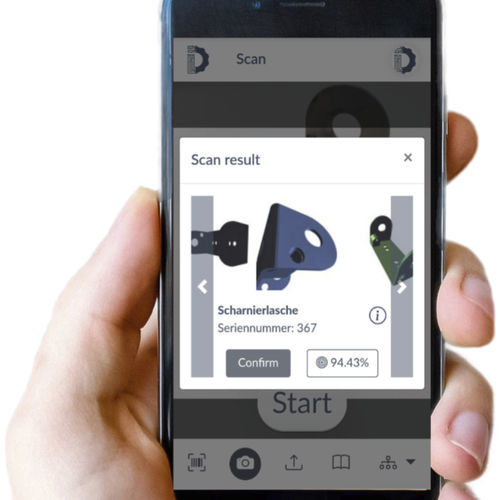 Design mobile app - DATAbility - process / automated / on site