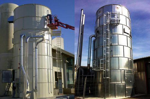 Flat bottom silo - GIRARDEAU SAS - air / filtration unit / metal