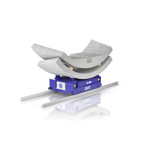 Transport rail guided cart - DHT - DEVO-Tech AG Tunnelbau & Vakuumtechnik - construction / electric