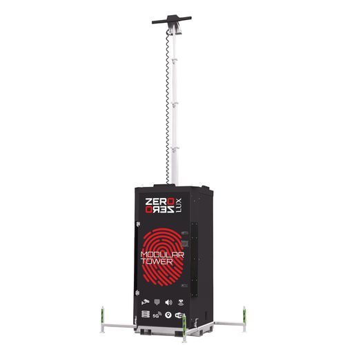 Single-phase light tower - ZEROZERO LUX - LUXTOWER - Branch of M.E.TA. Srl