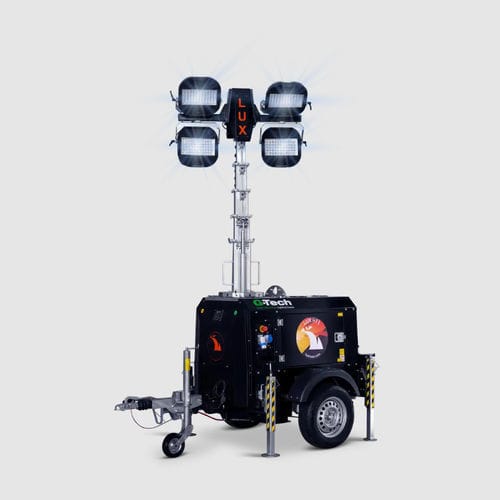 LED light tower - LUX H11 PLUS - LUXTOWER - Branch of M.E.TA. Srl - with combustion engine / diesel engine