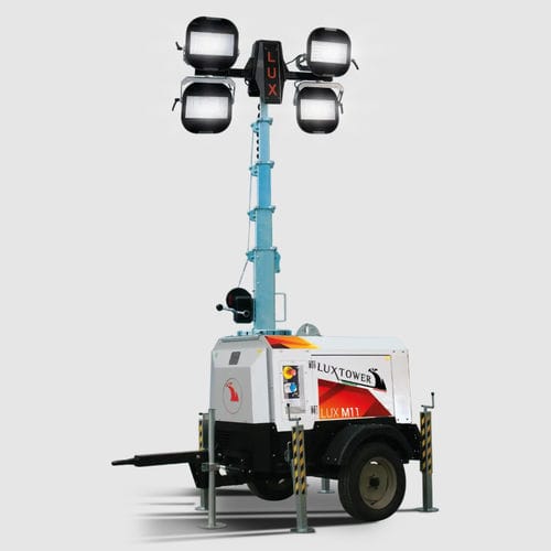 LED light tower - LUX M11 - LUXTOWER - Branch of M.E.TA. Srl - diesel engine