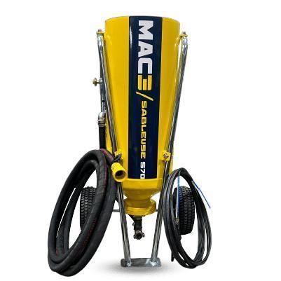 Automatic sandblaster - S70 series - MAC3 - pressure / for surface treatment / horizontal
